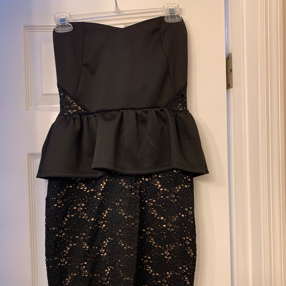 Black cocktail dress